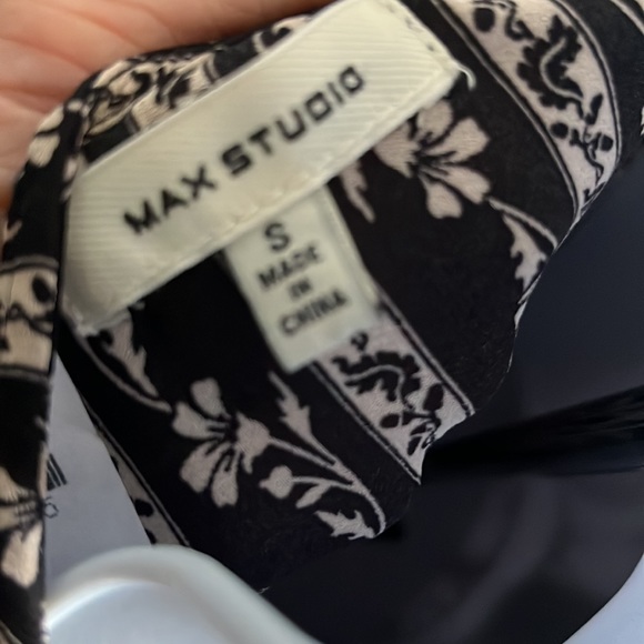 Nordstrom Max Studios Maxi Dress Balloon Sleeve Gorgeous SZ S - Picture 5 of 5